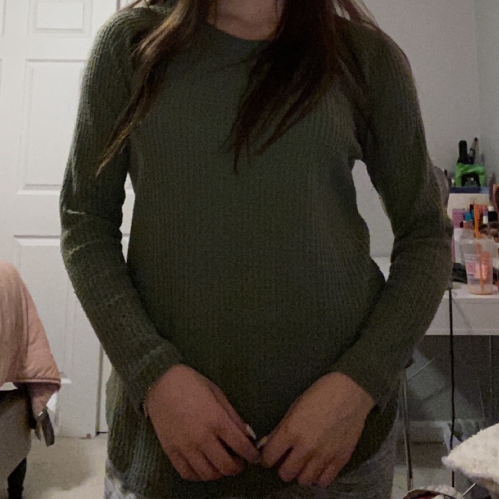 AEO Dark Green Sweater